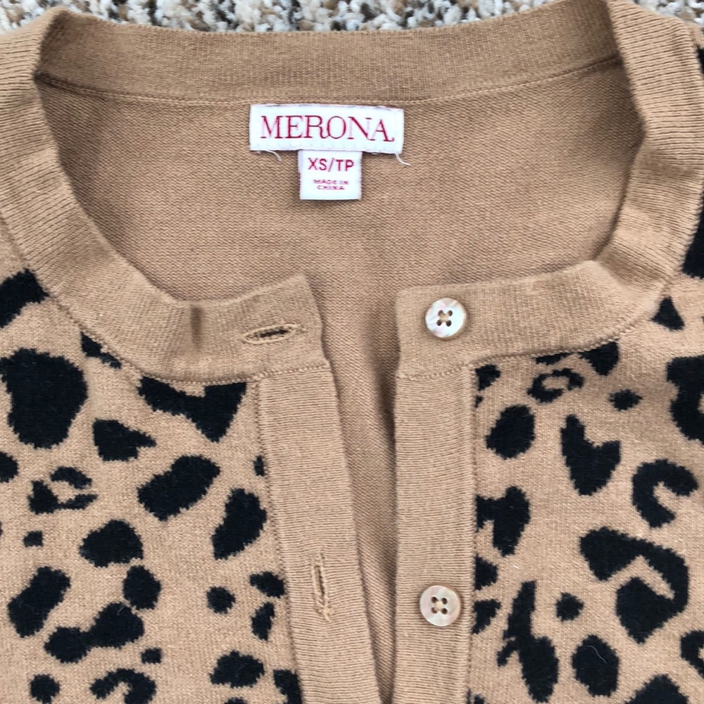 Leopard Cardigan - Picture 2 of 2